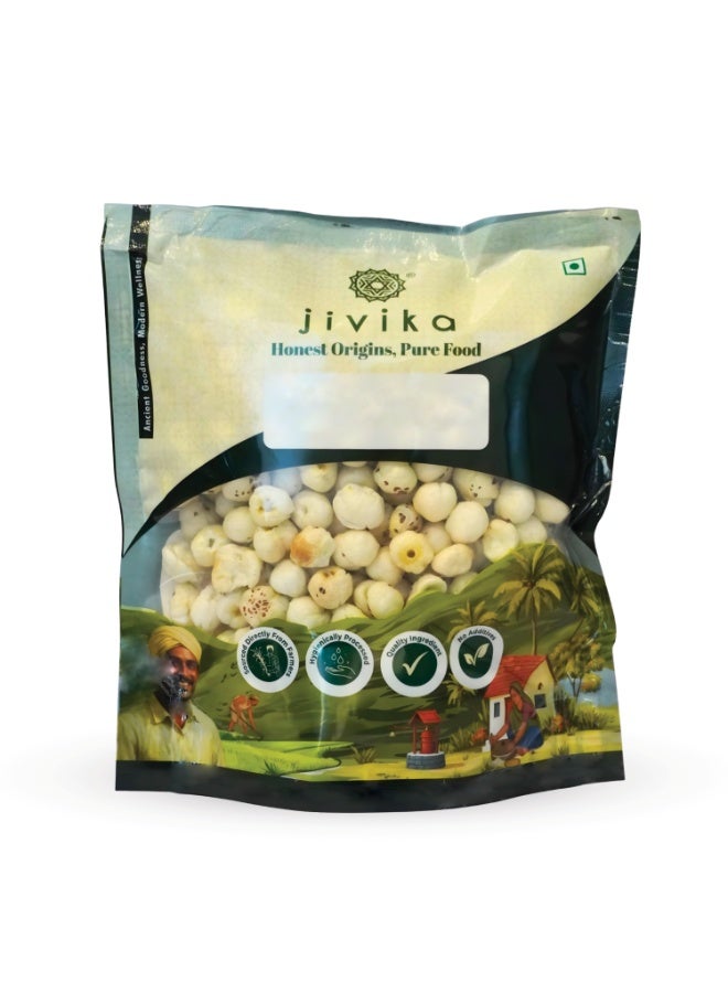 Jivika Phool Makhana (Fox Nuts/Prasadam) - 100G - Image 1